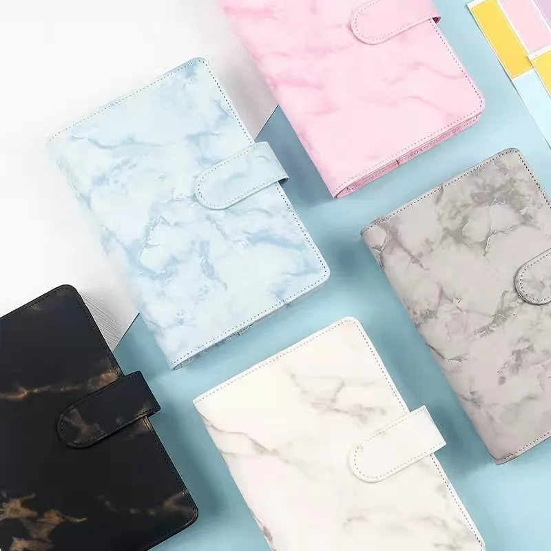 

A5 A6 мраморный розовый блокнот из полиуретана, Обложка для блокнота «сделай сам», Обложка для блокнота, дневника, ежедневника, планировщика, ...