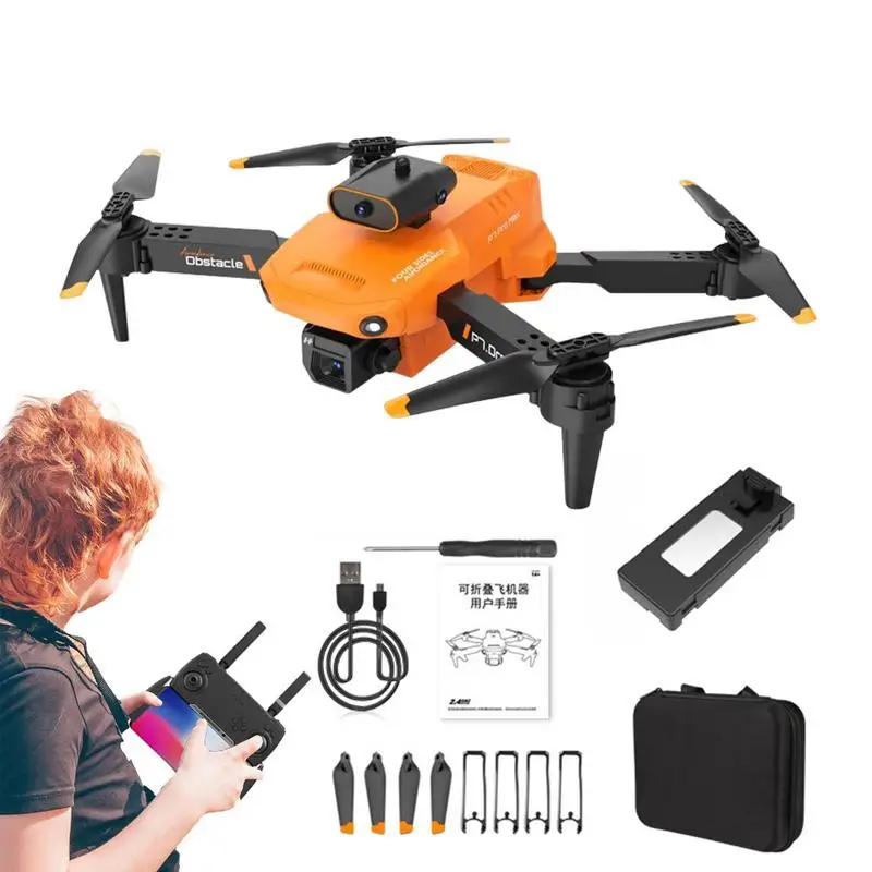 

Mini Pocket Drone Portable Folding Drone Toy Folding Design Wide-Angle Camera HD 4K/8K RC Drone For Indoor Outdoor And Night Use