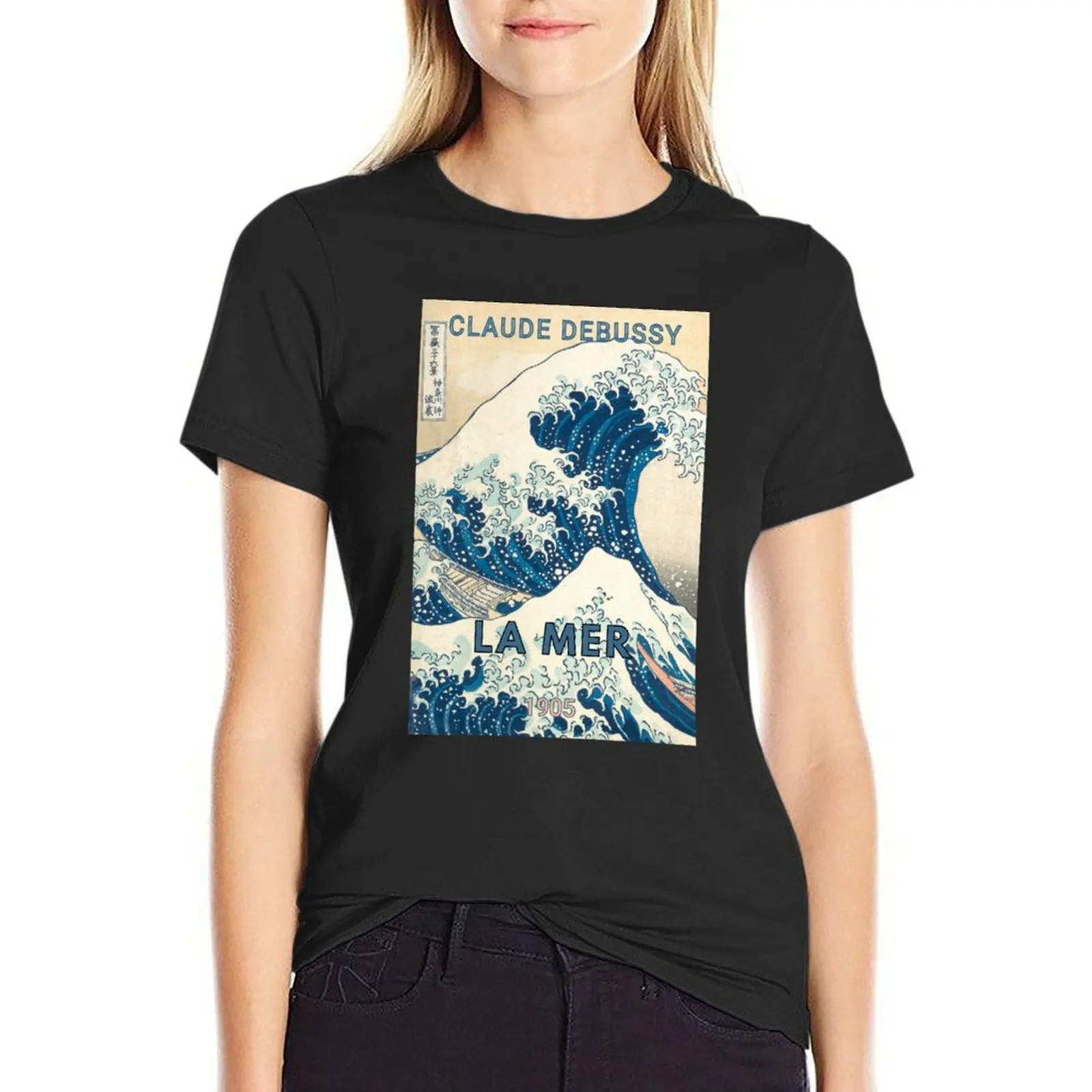 Женская Аниме-футболка Debussy - LA MER