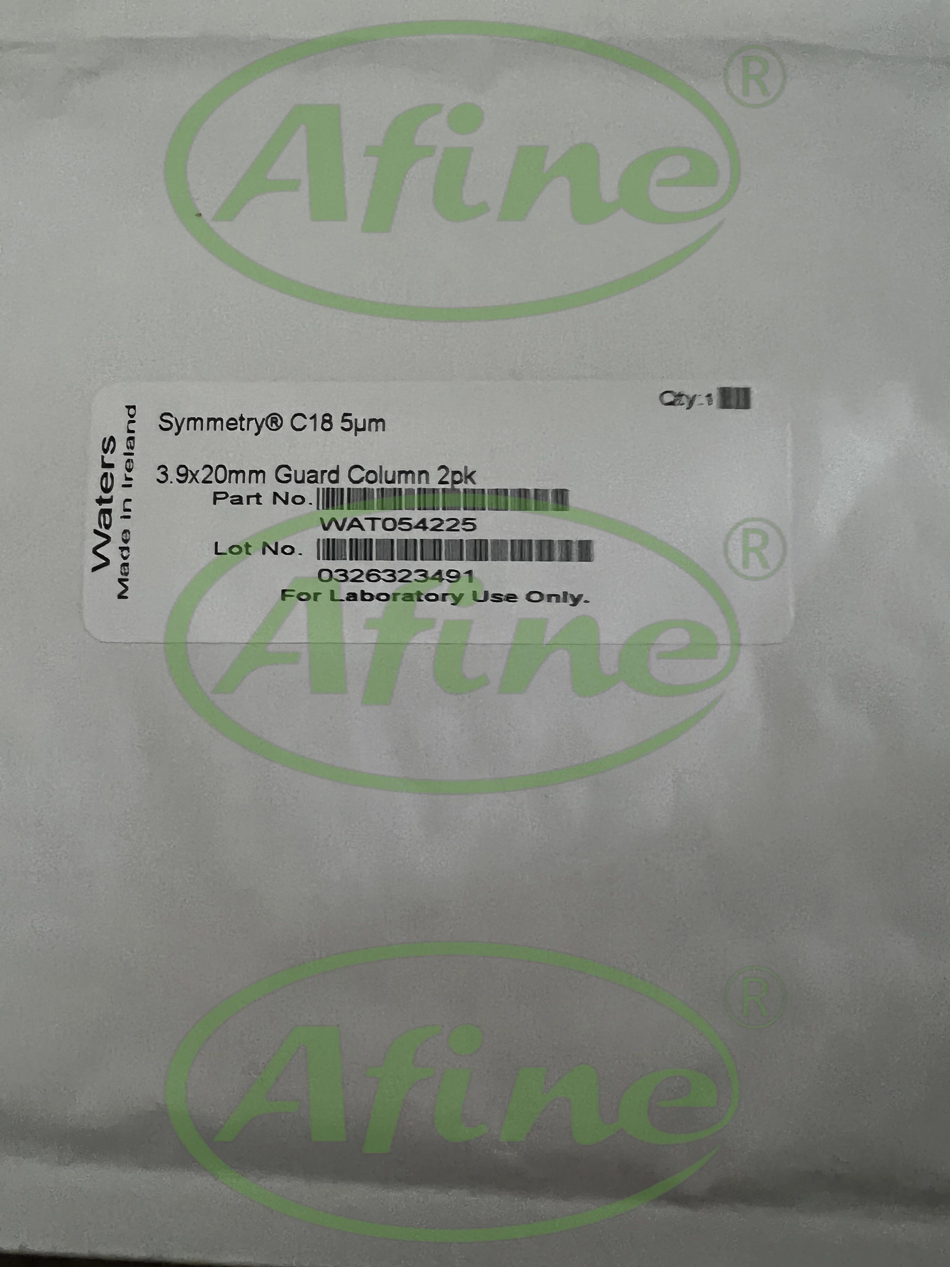 AFINE Waters WAT 054225 Хроматографические колонны SYMMETRY C18 100 바 5 UM 3 9 MM X 20 2/PK