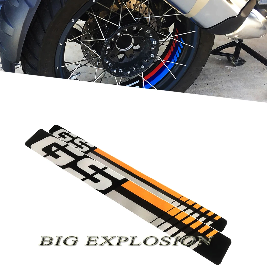 

Светоотражающая наклейка на колесо мотоцикла, чехол для BMW R1200GS Adventure 2006-2018 R1250GS Adv 2019, украшение обода