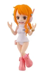 BANDAI оригинальная Слитная WCF серия EGGHEAD 1 Luffy Sanji Nami World Коллекционная Фигурка