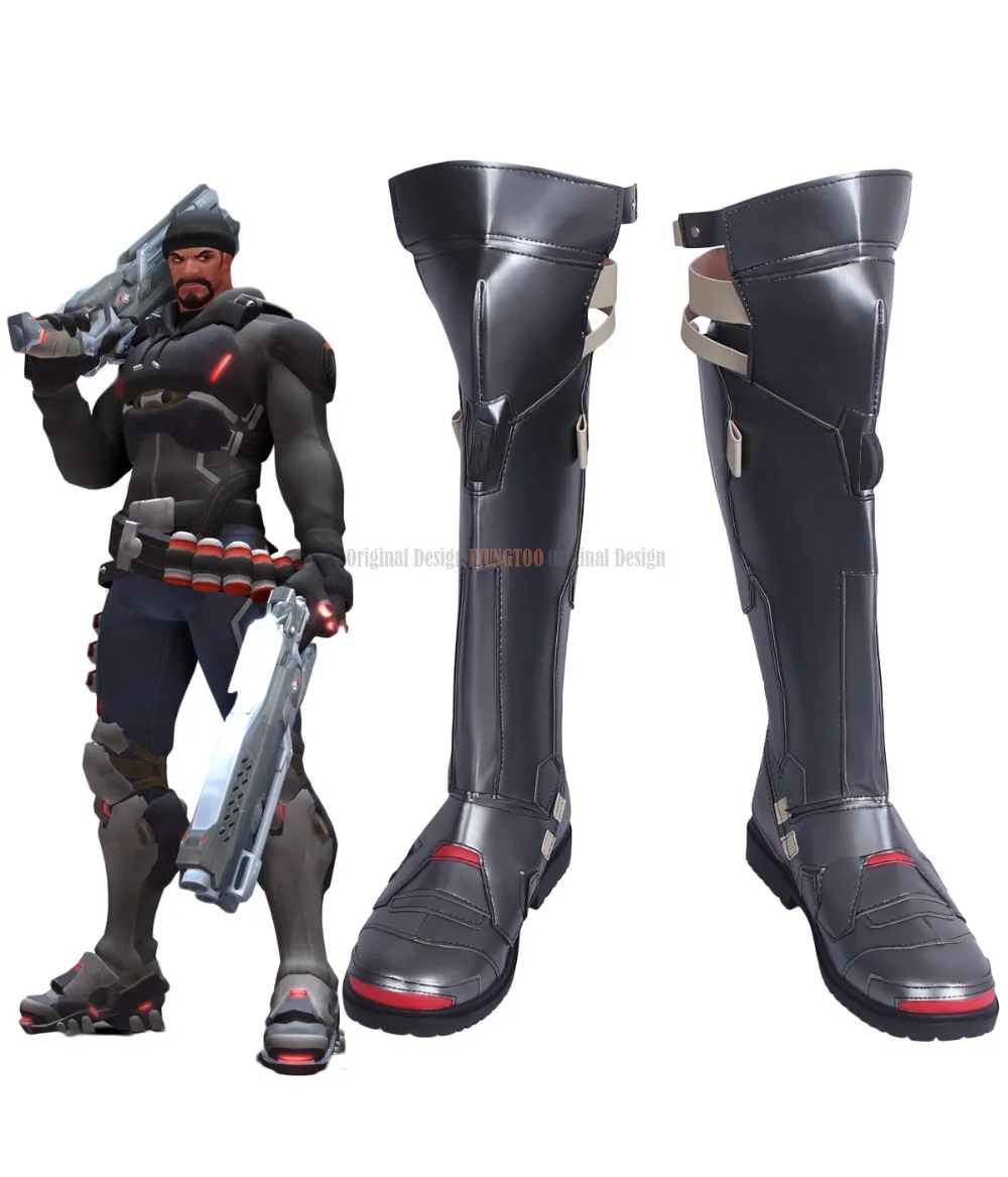 Габриэль ресис обувь для косплея популярная игра OW сапоги на заказ любой размер