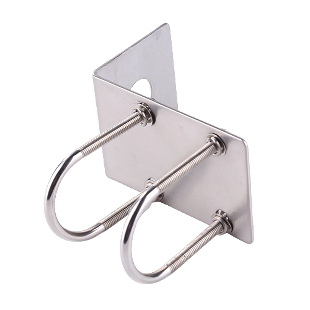 

Antenna Fixed Bracket for Car Radio Transceiver Balcony Holder Mount Clip Stainless Steel U-Bolt Clamp Accessories