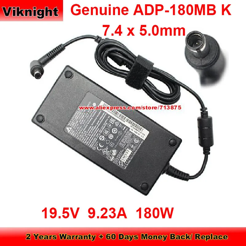 

Genuine Delta ADP-180MB K Ac Adapter 19.5V 9.23A for Msi MS-17E2 GP73 Gl65 Leopard with 7.4 x 5.0mm 1 Pin In Center Tip