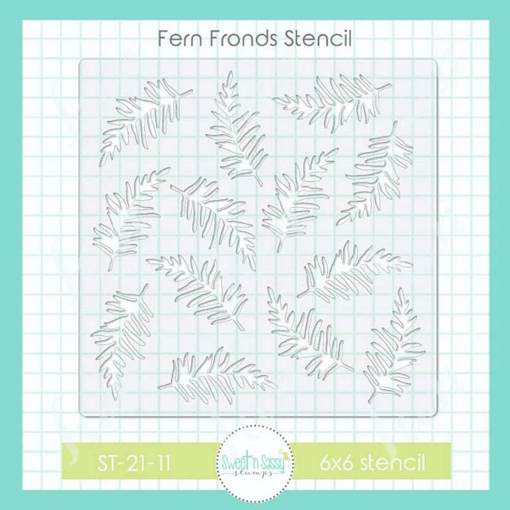 

Arrival 2022 Newest Paper Craft Fern Fronds Stencil Handmade Diy Scrapbook Make Photo Album Background Decoration Embossing Mold