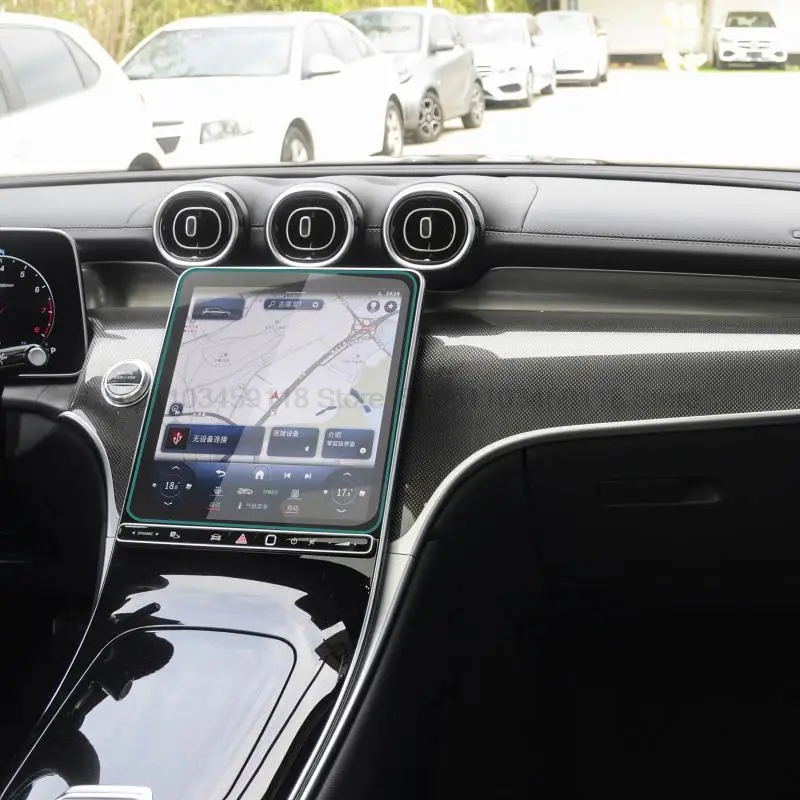 

Защитная пленка из закаленного стекла для экрана Mercedes Benz GLC 260 300 2023 2024, центральное радио автомобиля, GPS-навигация, защита от царапин