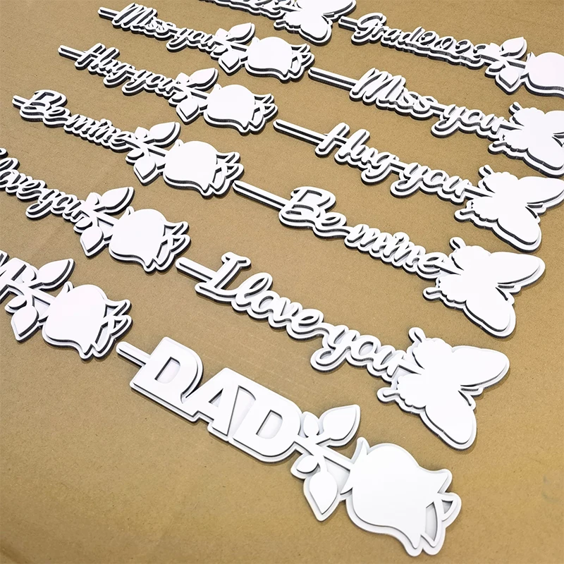 Сублимационный бланк из МДФ "Роза" - лучший подарок для романтической свадьбы, годовщины, Дня матери, Дня святого Валентина, модного праздника.