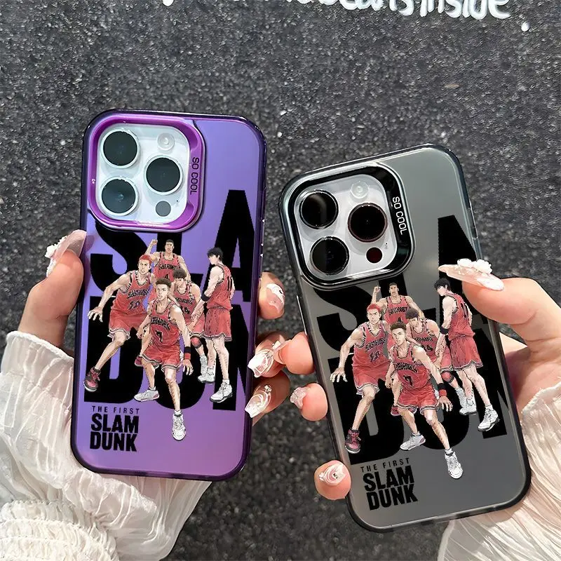 Чехол для телефона Slam Dunk Cartoon Basketball Huawei P30 P40 Mate 30 40 Pro Nova 7 Honor 50 с линзами Creative Border Matte
