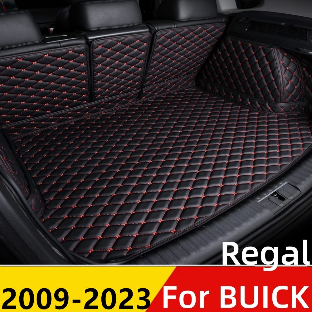 

Коврик для багажника автомобиля BUICK Regal 09-23, для любой погоды, XPE, кожаный, под заказ, задний Чехол для груза, коврик, подкладка для багажника автомобиля