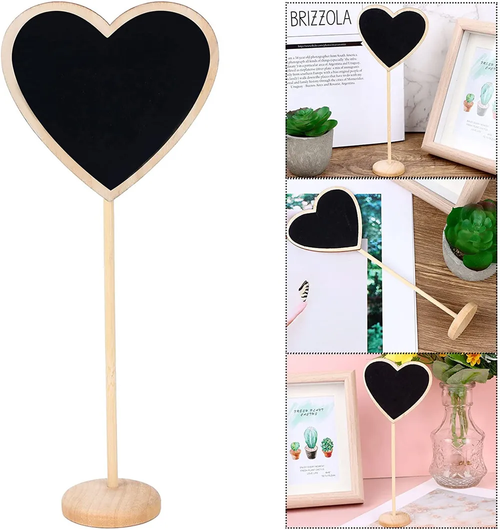 

50 шт., деревянные мини-доски для письма и сообщений