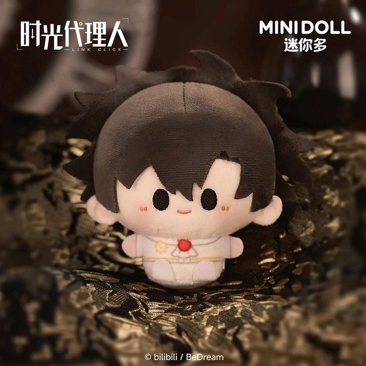 Фото Коллекционный брелок-подвеска Minidoll Link Click Coronation Bell Round Pendant Blind Box: плюшевая кукла Лукас, аниме-атрибутика, подарок для фанатов №3
