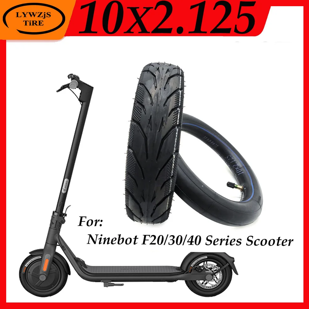 

Шина 10x2,125 для электроскутера Xiaomi Ninebot серии F20/25/30/40, переднее и заднее колесо, 10-дюймовая внутренняя внешняя шина