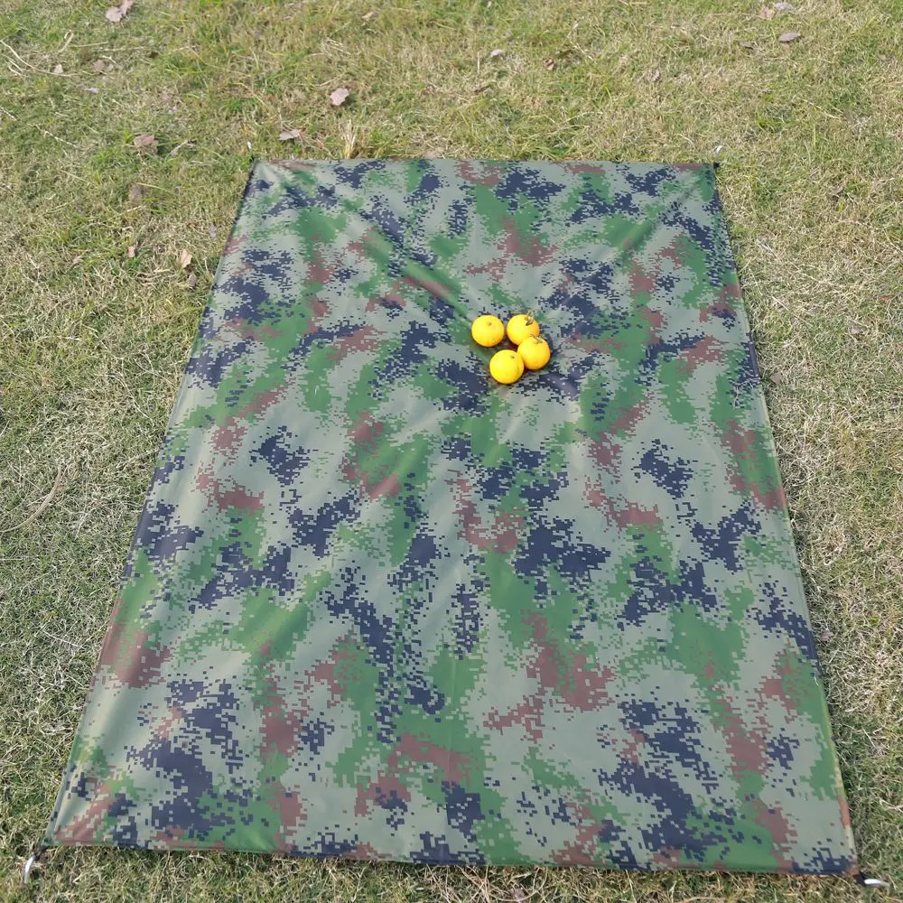 

Outdoor Tarp Waterproof Camouflage Ultralight Beach Awning Sun Shelter Tent Mat Rain Shelter