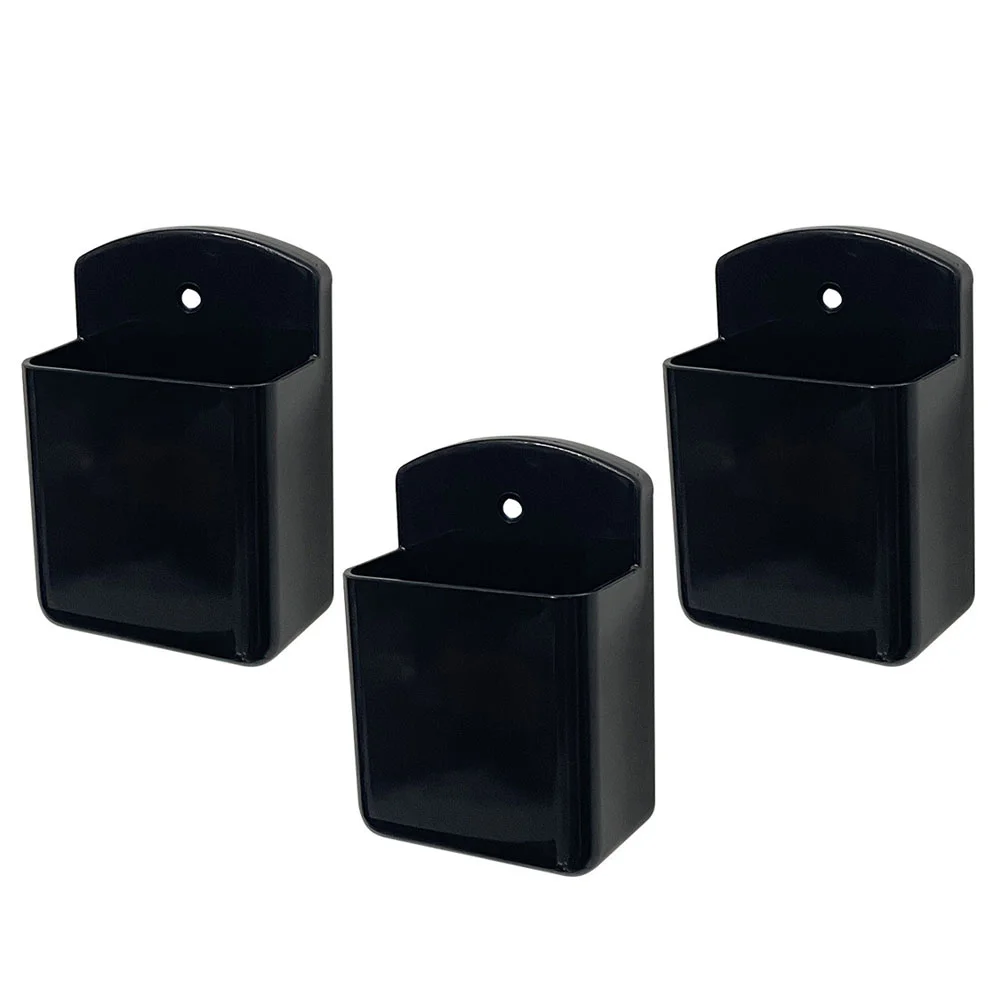

3 Pcs Remote Control Rack Wall Holder Desktop Mount Plastic Storage Organizer Office Glasses
