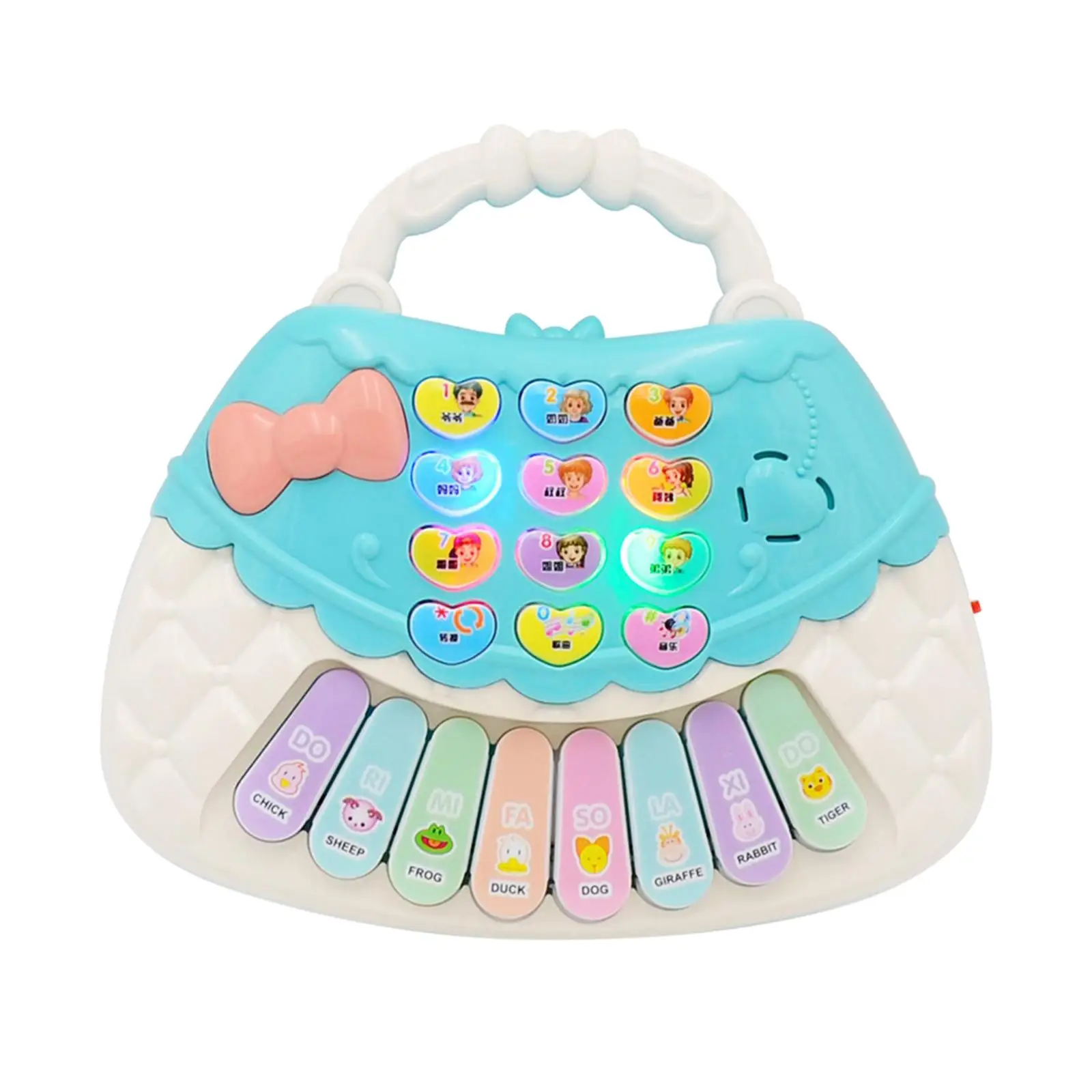 

Piano Toy with Sound and Lights Development Toys Early Educational for Birthday