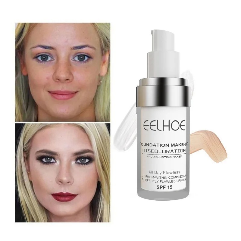 

30ml Natural Finish Full Coverage Long Lasting for Women Girls Oil Control Moisturizing Liquid Face Foundation