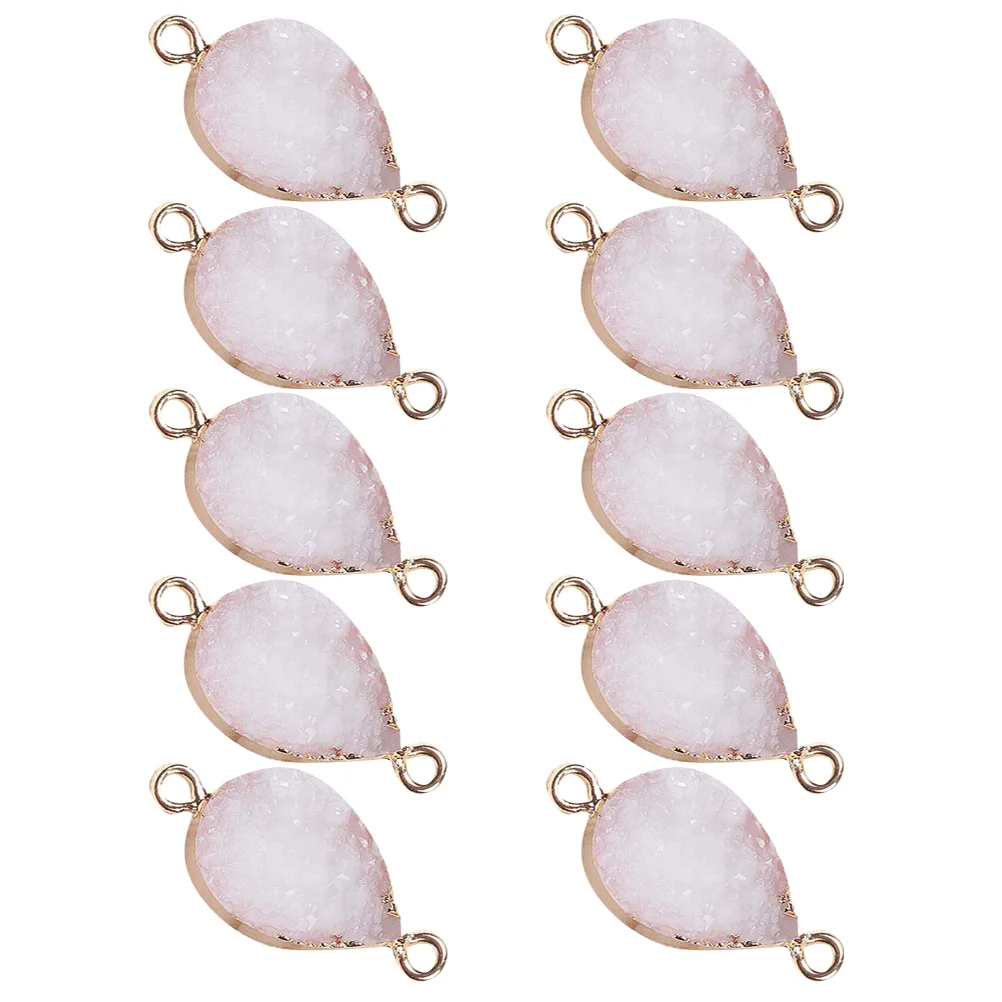 

10 Pcs European American Necklace Agate Crystal Stone Jewelry Making Accessory