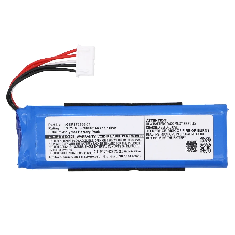 Фото 100% новая аккумуляторная батарея повышенной емкости для JBL Flip 4 Flip4 Special Edition GSP872693 01 3000 мАч + инструменты №2