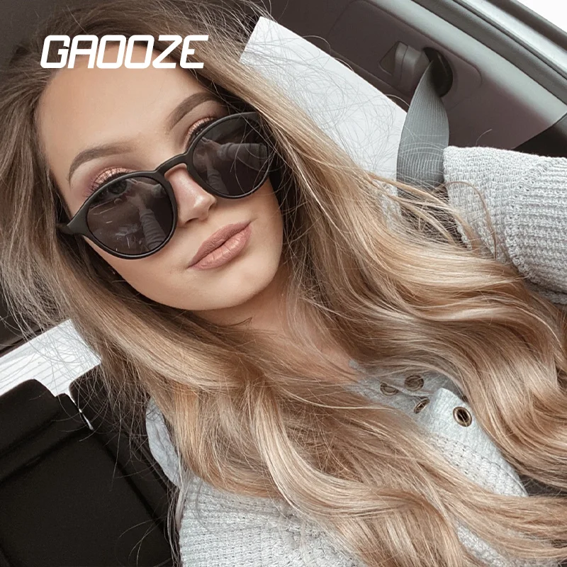 

Очки солнцезащитные GAOOZE мужские/женские квадратные, трендовые Роскошные брендовые большие винтажные черные солнечные очки с линзами, UV400, ...