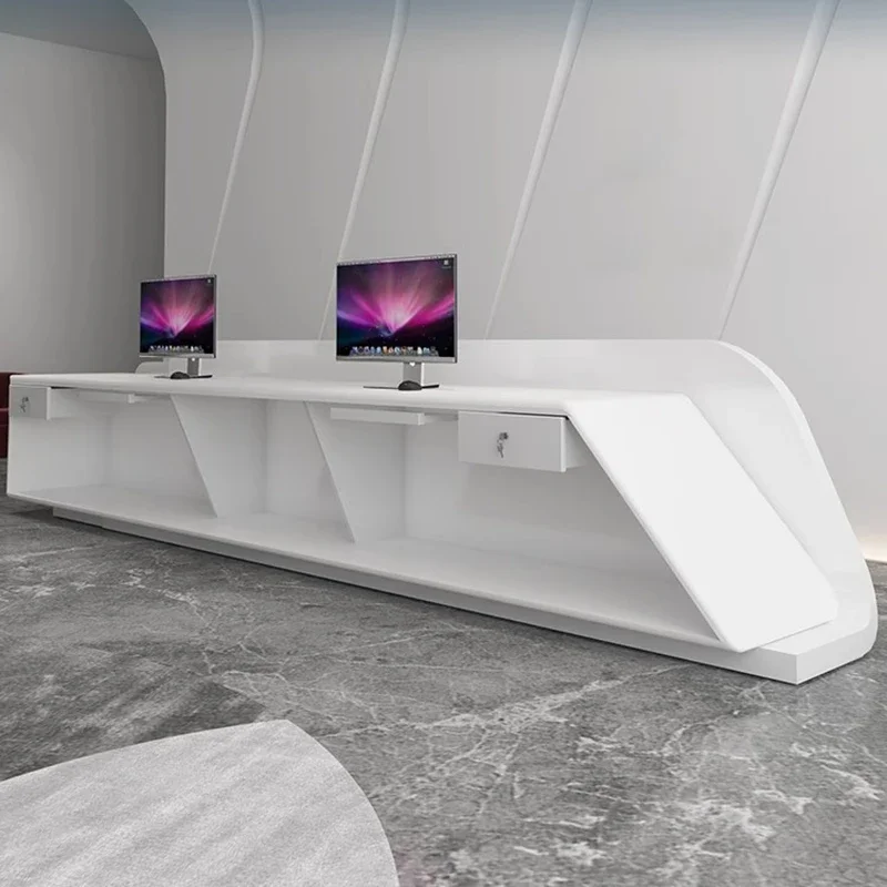 Стол движения Магазин одежды Стойка Atril Офисные столы для прихожей Столы приема