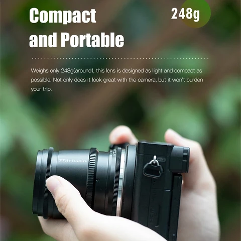 TTArtisan 17 мм F1.4 APS-C объектив  для Sony A6000 Nikon Z50 Canon R10 Fuji X-T10