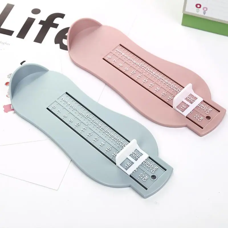 

1pc 3 Colors Baby Grow Ruler Kids Foot Length Measuring Child Shoes Calculator For Children Infant Fittings Gauge Accessories