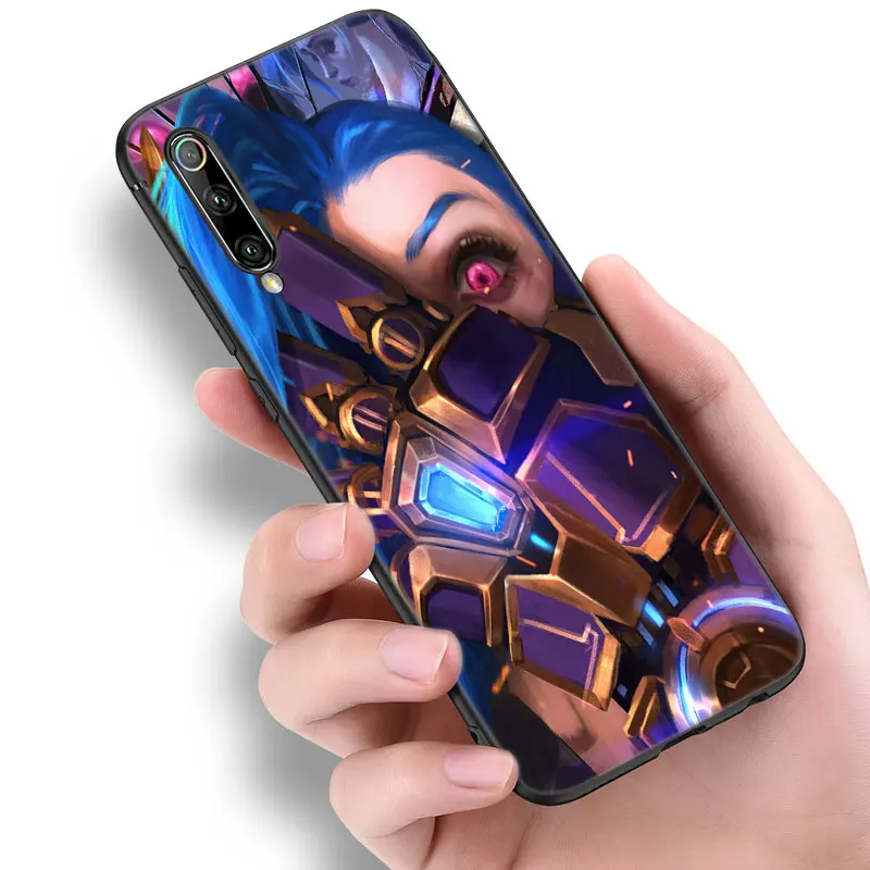 hot anime arcane jinx phone case for xiaomi redmi 7 7a 8a 9i 9a 9c 10 10a 10c k20 note 5 6 mi 8 9 9t pro a2 lite a3 6x mix 3 free global shipping