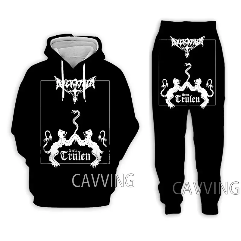 Комплект одежды для мужчин и женщин кофта с капюшоном брюки 3D-принтом Arckanum Rock