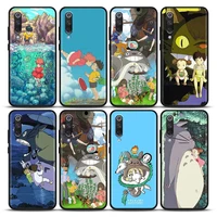 lovely totoro animation cartoon mobile phone shell for xiaomi mi a2 8 9 se 9t 10 10t 10s cc9 e note 10 lite pro 5g soft silicone