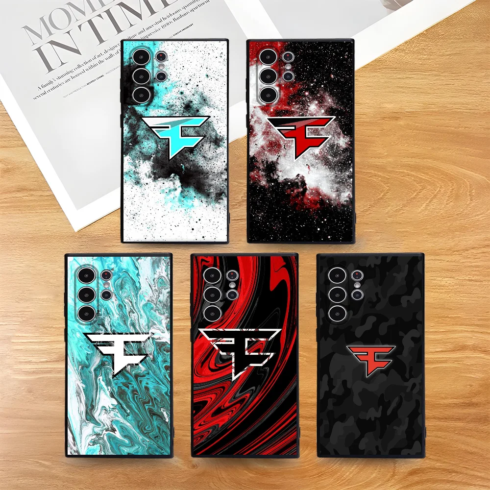 Чехол для телефона Game F_Faze C_Club Samsung Galaxy S25 S24 S22 S23 Ultra S21 S20 Plus 5G матовый нескользящий