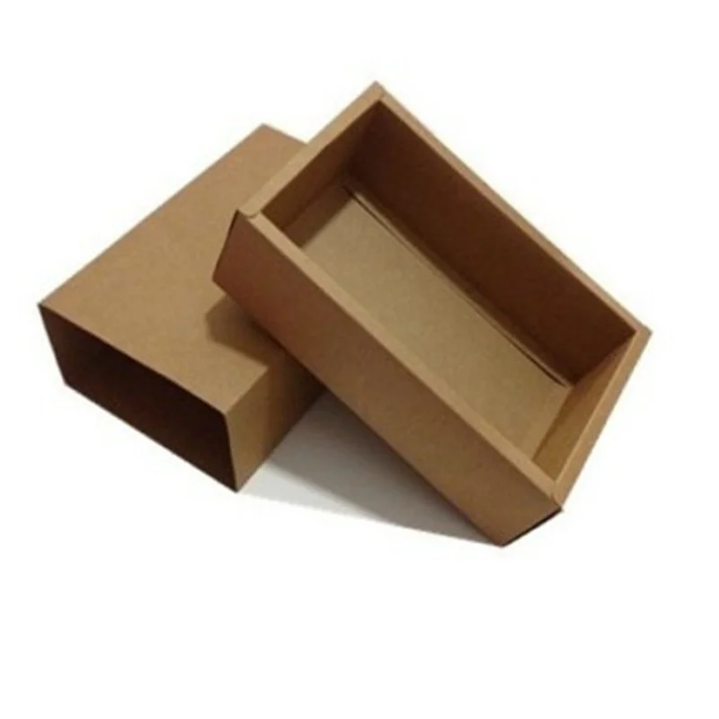 

Custom Customized Kraft paper drawer gift box color dried flower gift box rectangular drawer box