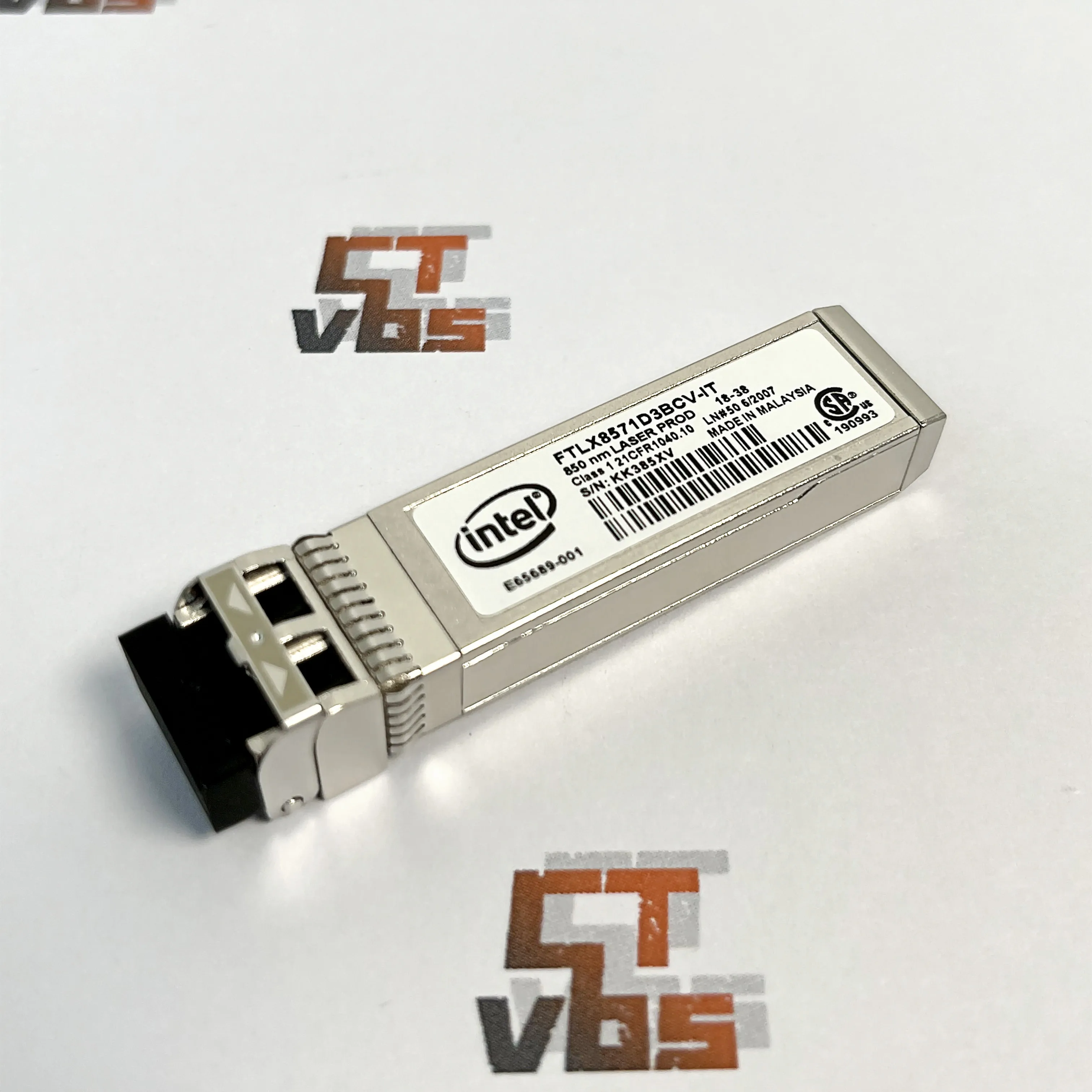 INTEL E10GSFPSR FTLX8571D3BCV-IT SFP+SR 10G/1G E65689-001 0Y3KJN for X710X520 Optical Transceiver Module