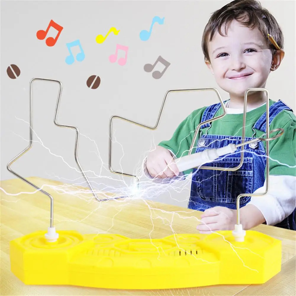 

Kids Collision Electric Shock Toy Science Experiment Toys Education Electric Touch Maze Game Party Funny Game for Children Gift