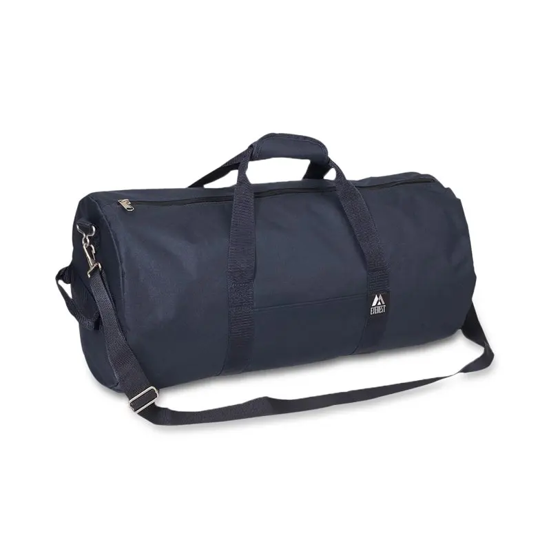 Unisex 23-Inch Round Duffel Bag Black