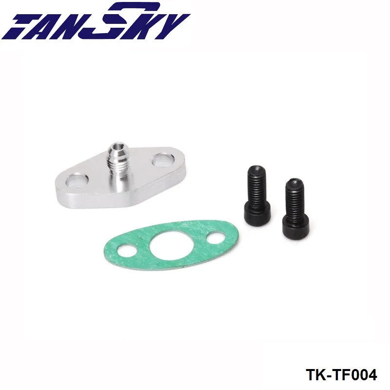 

T3 T4 TB03 T04B T04E T60 T61 TURBO подачи масла/клапан фланец AN4 + прокладка TK-TF004