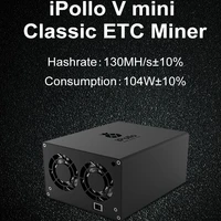 in stock ipollo v1 mini classic etc miner wifi connection hashrate 130m 104w digital currency mining