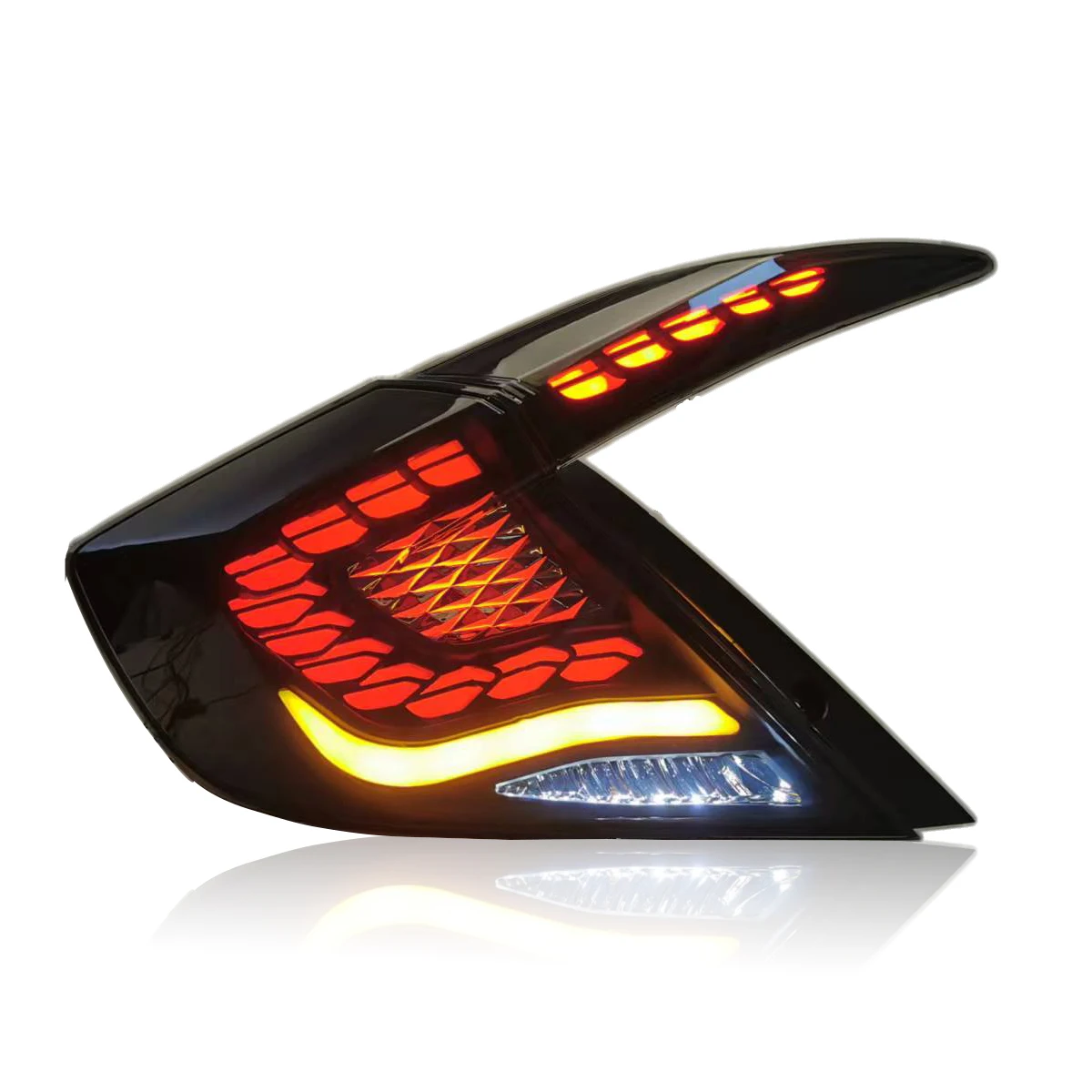 Автомобильные аксессуары светодиодные задние фонари для Honda Civic 2016-2021 седан весы