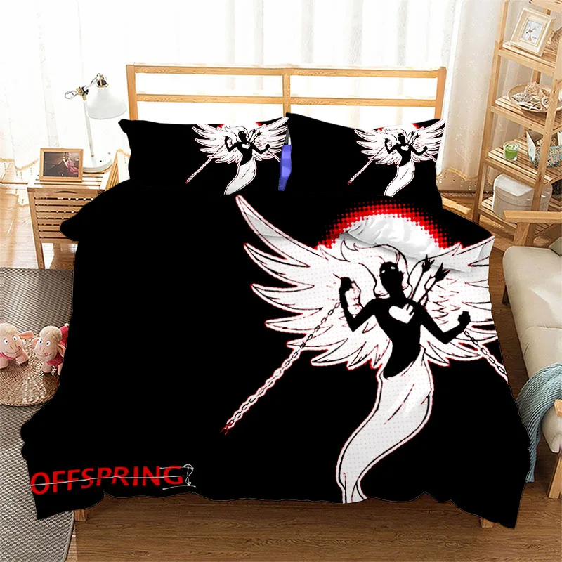 Новинка Комплект постельного белья с 3D принтом рок пододеяльники наволочки