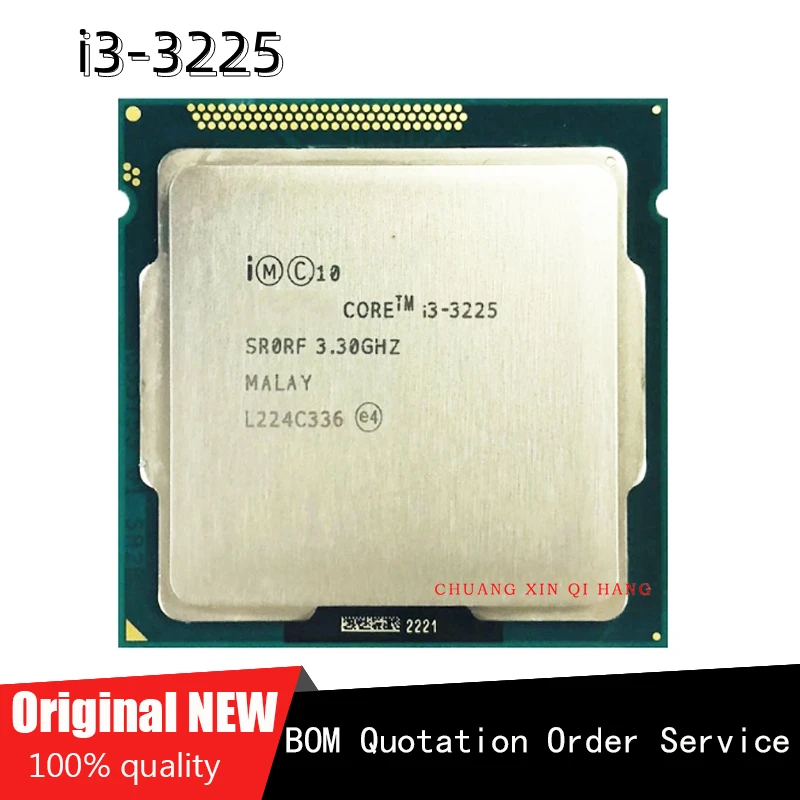 

FOR Intel i3-3225 3.3 GHz Dual-Core CPU Processor 3M 55W LGA 1155 I3 3225