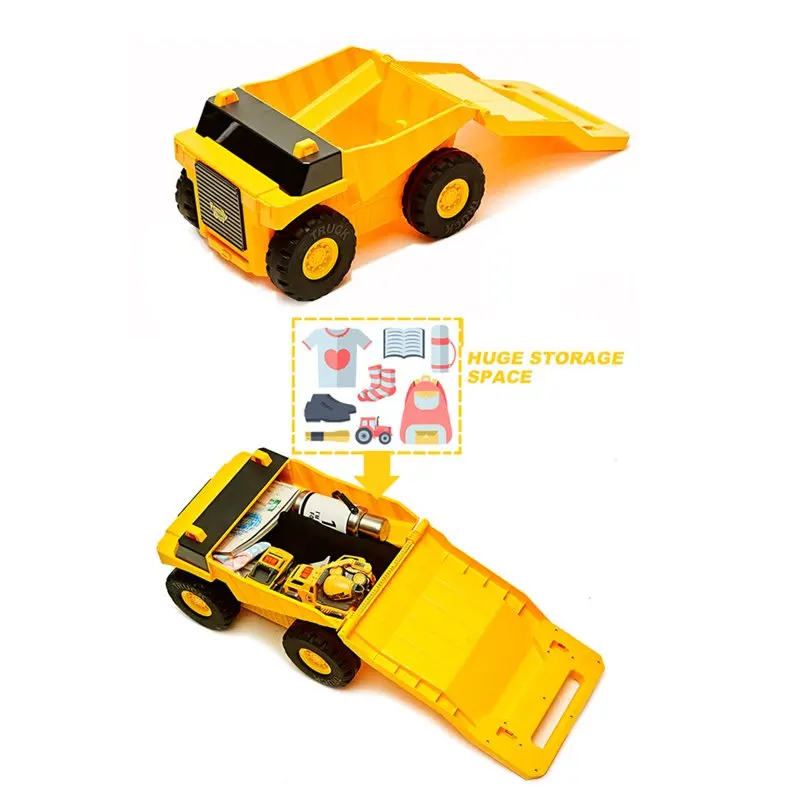 Monster Truck Design Kids Ride On Travel Suitcase - Durable Toddler Luggage with Wheels, Perfect for Travel, School, and Gifts