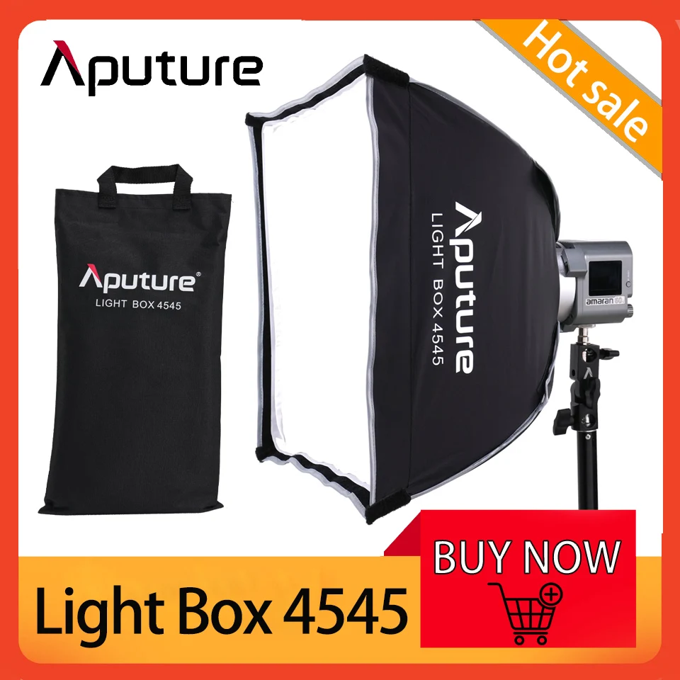 

Aputure Light Box 4545 450X450 Square Softbox Bowens Mount for Amaran Cob 60D/60X