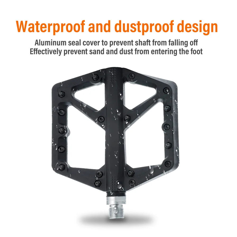 Практичные легкие велосипедные педали противоскользящие водонепроницаемые