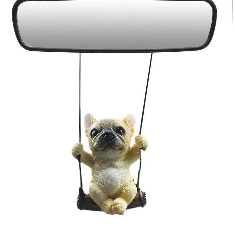 

Car Window Pendant Dog Swing Car Ornament Cute Present For Women Men Teens Girls Toddlers Truck Bus Drivers Students Teachers