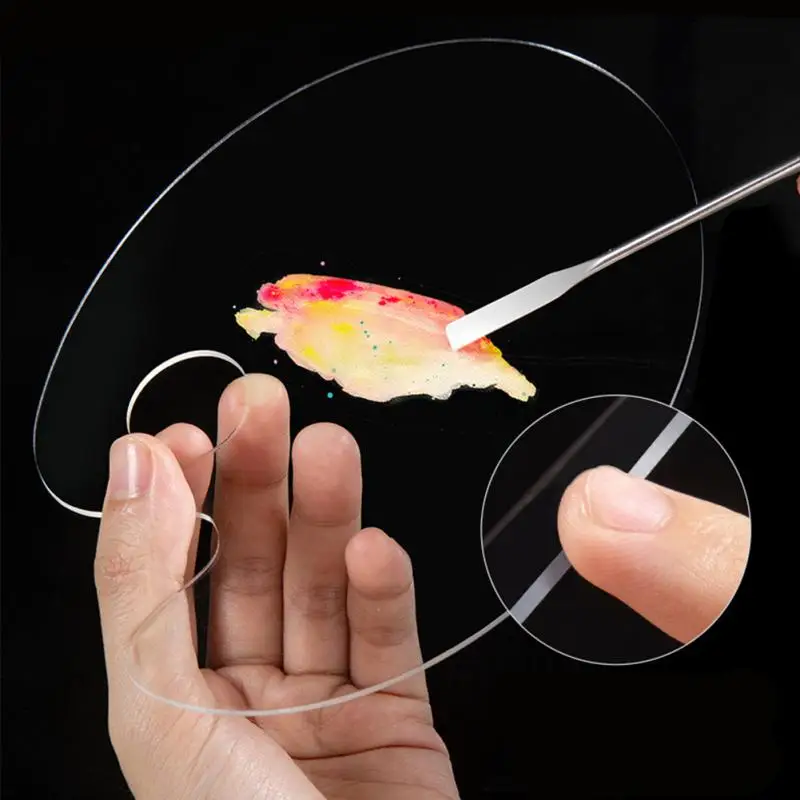 

Painting Nail Suit Multipurpose Acrylic Palette Smooth Beauty Palette Makeup Tools Liquid Foundation Toner Tool Economic