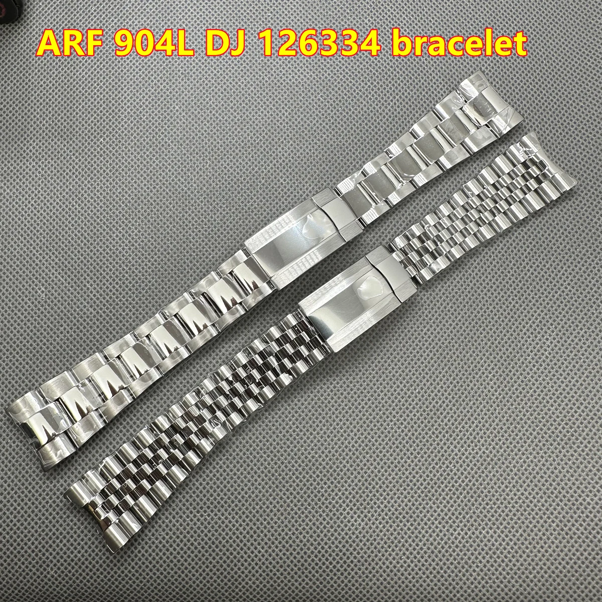 

Watch parts AR factory 904L steel strap jubilee oyster bracelet for DJ 126334 126300 date 3235 movement watchmaker for 41mm DJ