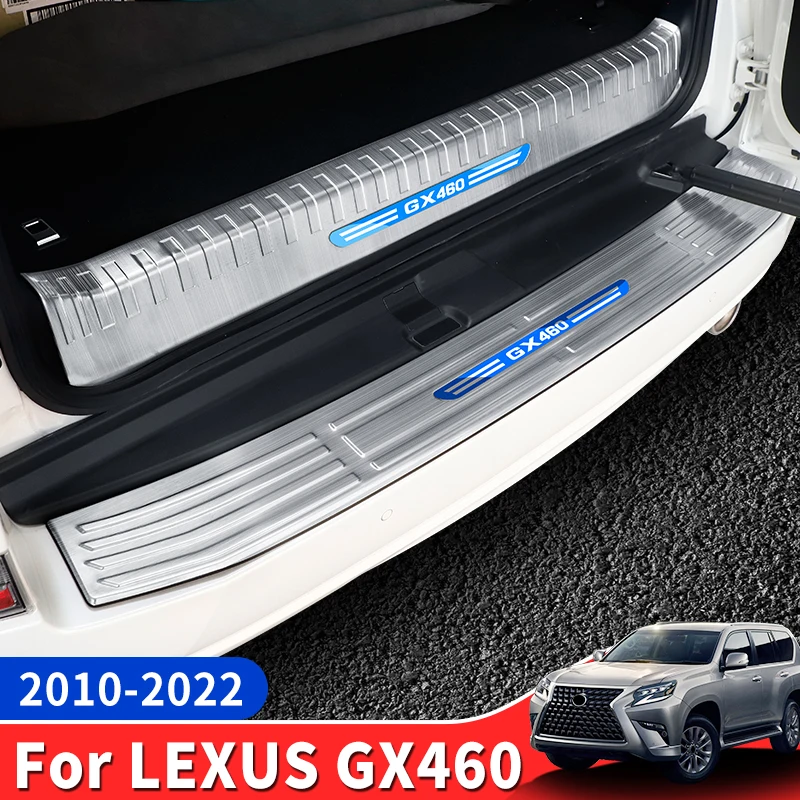 For Lexus GX460 GX 460 2010-2022 2021 2020 2019 Threshold Modification Accessories Luggage Tail Door Guard Board Door Protector