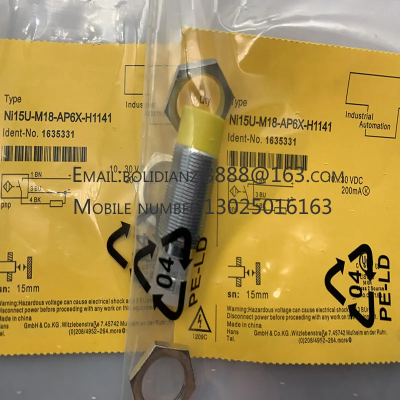 Точечный датчик NI15U-M18-AP6X-H1141-H1141 Бесконтактный переключатель