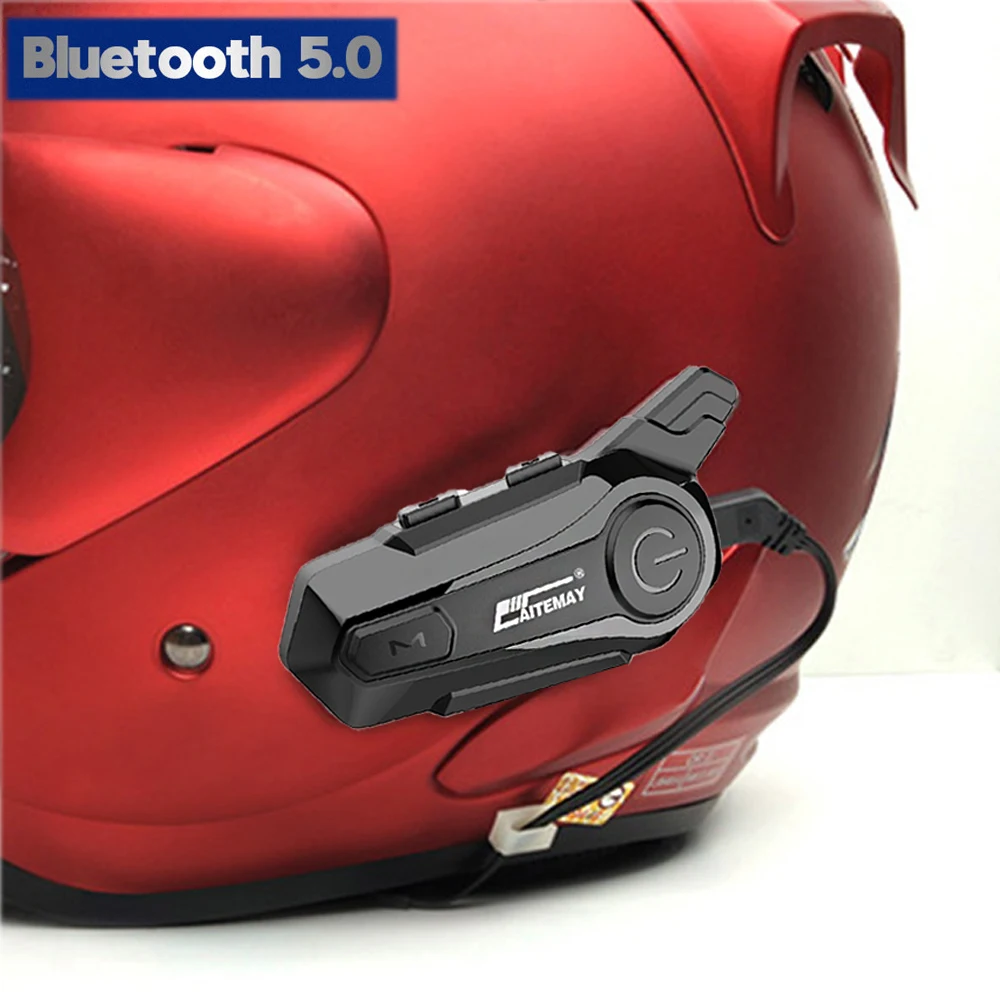 Гарнитура для мотоциклетного шлема 2 Rider Bluetooth совместимая с мотоциклетным шлемом