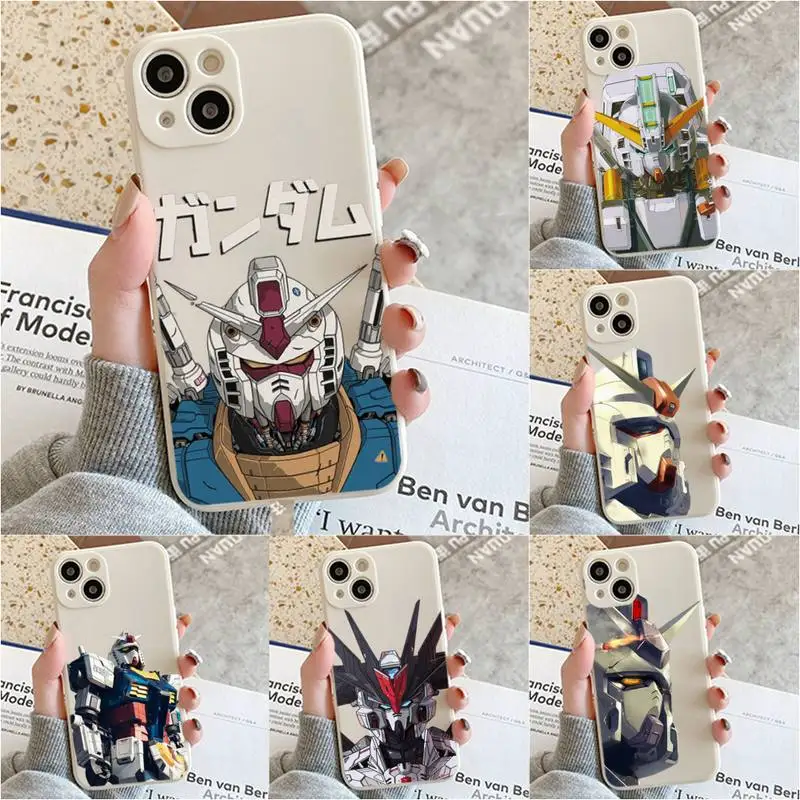

G-Gundam M-Mecha Phone Case For Iphone 7 8 Plus X Xr Xs 11 12 13 Se2020 Mini Mobile Iphones 14 Pro Max Case